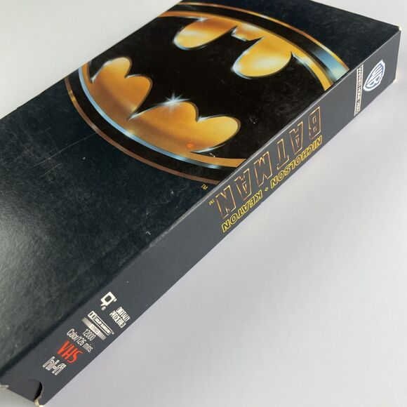 Batman (VHS, 1989) Michael Keaton Jack Nicholson Kim Basinger Tim Burton - Picture 6 of 9